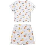 Jungle Jumpsuit Set - Wit - Katoen - Voor Jongens