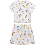 Jungle Jumpsuit Set - Wit - Katoen - Voor Jongens