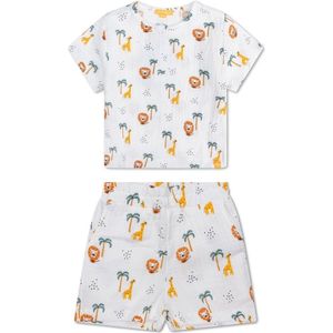 Jungle Jumpsuit Set - Wit - Katoen - Voor Jongens