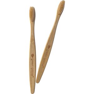 BambooSmile Bamboe Tandenborstel - Zacht/Medium - Bamboe
