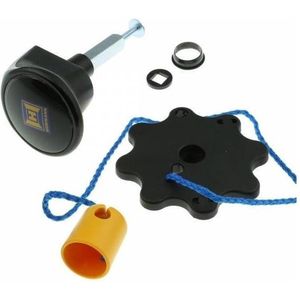 Hormann knop/kruk set voor Garagedeur Zwart