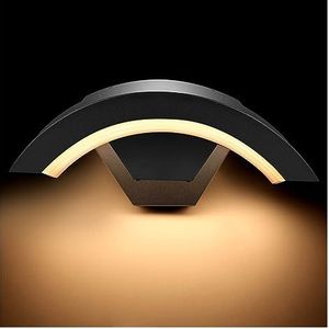 LED-schijnwerpers, LED-wandlamp Waterdichte IP65 Aluminium Wandlamp 24W 30W Led-pad Veranda-straatverlichting For Buitenverlichting Helder Werklicht (Color : Warm White, Size : 24W)