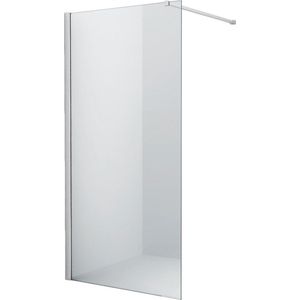 Diamond Line Eco Nano - Inloopdouche / Douchewand - 90x200 - Chroom Profiel - Antikalk - Helder Glas - 8mm Veiligheidsglas