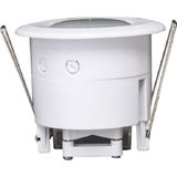 Bewegingssensor - Aigi - Inbouw Rond - Mat Wit Kunststof - 360° - 8m