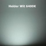 LED Downlight Slim - Inbouw Rond - Mat Wit Aluminium - 12W - Ø170mm - Helder/Koud Wit 6400K