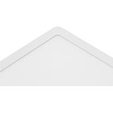 LED Paneel - 30x30 Natuurlijk Wit 4200K - 28W Opbouw Vierkant - Mat Wit - Flikkervrij