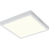 LED Paneel - 30x30 Natuurlijk Wit 4200K - 28W Opbouw Vierkant - Mat Wit - Flikkervrij