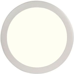 LED Paneel Slim - Ø30 Natuurlijk Wit 4200K - 24W Inbouw Rond - Mat Wit - Flikkervrij