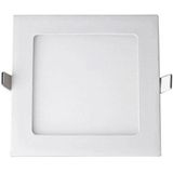 LED - Downlight Slim - Inbouw Vierkant - Warm Wit 2700K - Mat Wit Aluminium - 12W - 2 Pack