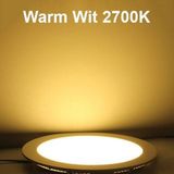 LED - Downlight Slim - Inbouw Vierkant - Warm Wit 2700K - Mat Wit Aluminium - 12W - 2 Pack
