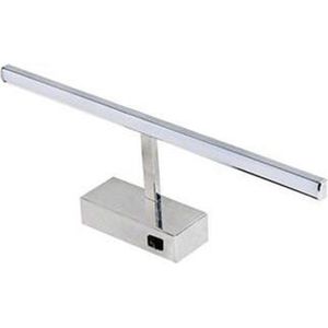 LED Spiegelverlichting Schilderijverlichting Rechthoek 8W Glans Chroom Aluminium