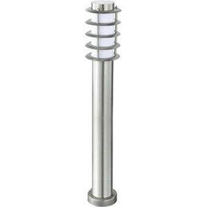 LED Tuinverlichting - Buitenlamp - Nalid 4 - Staand - RVS - E27 - Rond