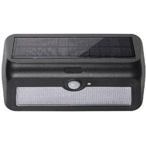 LED Tuinverlichting - Buitenlamp - Sira 2 - Zonne-energie - Bewegingssensor - 2W - Zwart