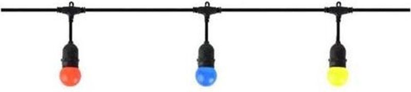 Zwart - Lichtsnoer - Kunststof - 10 Meter - 1500W - E27 Fitting