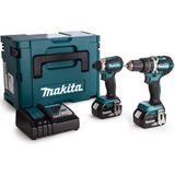 Makita - DLX2180MJ - Accu Combiset - 18V - 2x 4,0Ah Accu - Inclusief Mbox