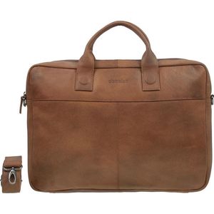 DSTRCT Fletcher Street Aktetas  - 17 inch laptoptas - Cognac