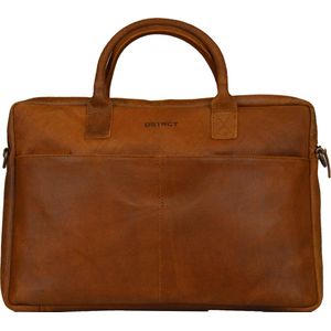 DSTRCT Limited Laptoptas 17&apos;&apos; cognac