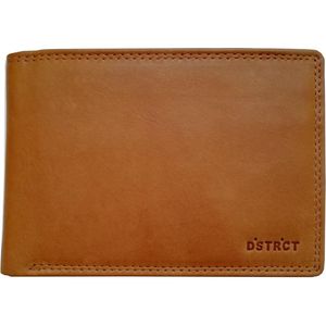 DSTRCT Wax Lane Leren Billfold RFID - Cognac