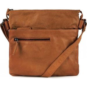 DSTRCT Medium Schoudertas / Crossbody Tas  Dames -  Leer - Harrington Road  -  Cognac