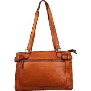 DSTRCT Kleine  Schoudertas / Crossbody Tas  Dames -  Leer - Harrington Road  -  Cognac