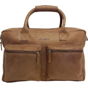 DSTRCT Limited Laptoptas 15,6 inch - Westernbag - Cognac