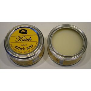 KWIEK antiekwas - NATUREL - de echte onderhoudswas volgens oudhollands recept - 375 ml - makkelijk in gebruik - meubel - antiek - meubelwas - bijenwas - boenwas - terpentijnwas - kleur naturel - De Enige Echte KWIEK was