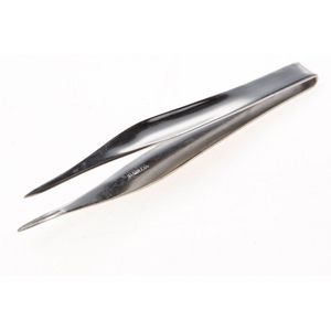 Pincet kwal.rvs m.scherpe punt