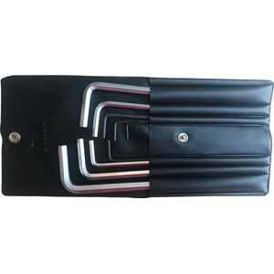 BAHCO haakse stiftsleutelset, type 1997 inbussleutels, metrisch, maten 1-19