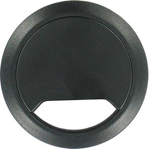 TQ4U Kabeldoorvoer - ABS Kunststof - Ø 60 mm - Verstelbaar - Zwart