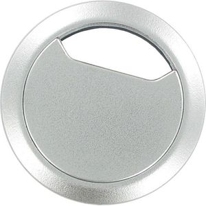 TQ4U Kabeldoorvoer - ABS Kunststof - Ø 80 mm - Verstelbaar - Zilver Metallic