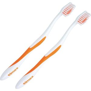 ELMEX ORTHO zachte tandenborstel speciaal voor beugeldragers | 2-pack