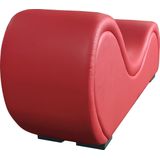 Tantra - Tantra Sofa- Lounge bank(Bordeaux rood synthetisch leer)