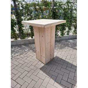 Sta tafel van nieuw steigerhout 76x76cm