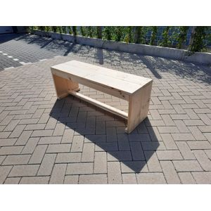Steigerhouten bank ""Woody"" van Nieuw steigerhout 170cm