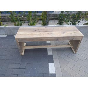 Steigerhouten bank ""Woody"" van Gebruikt steigerhout 170cm