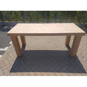 Tafel ""Blokpoot"" van Douglas hout 76x180cm 4 tot 6 persoons tafel
