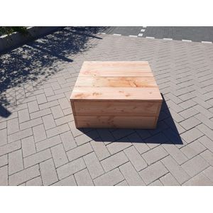 Loungetafel ""Garden"" van Douglas hout 75x75cm