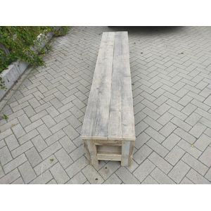 Steigerhouten bank Massief van Gebruikt steigerhout 180cm