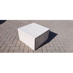 Lounge tafel ''Garden'' 57x57cm van White Wash steigerhout