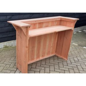 Balie ""Firenze"" van Douglas hout - Houten bar - Toog van hout - 160cm breed