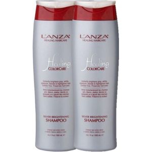 Lanza ColorCare Silver Brightening Shampoo 300ml Duopack