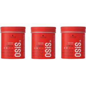 Schwarzkopf Professional Osis+ Texture Thrill Fiber Gum Triple Pack