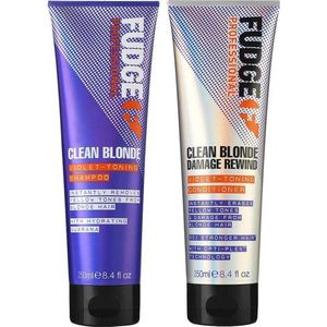 Fudge Clean Blonde Violet Toning Duopack Shampoo + Conditioner - 250 ml