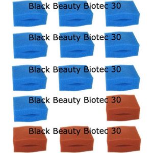 Black Beauty Foam Oase Biotec 30 Set 4x Red 10x Blue Geen Origineel!