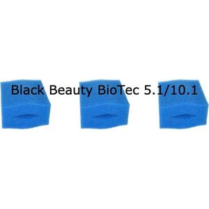 Black Beauty Foam Oase Biotec 5.1/10.1 Coarse Blue 3pcs Geen Origineel!