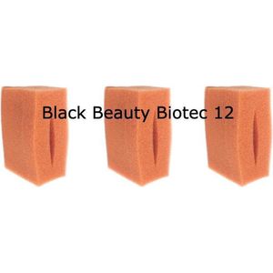 Black Beauty Foam Oase Biotec 12 Fine Red 3pcs Geen Origineel!