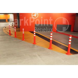 Afzetpaal oranje, flexibel PP-FP (Flex Post/Poller)-750mm