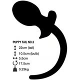 Buttplug met Puppytail No. 3