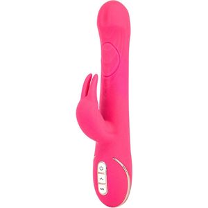 Luxe Rabbit Vibrator met Stotende Massagebal - 7 Vibratiestanden - 3 Snelheden - 3 Motoren - G-Spot Stimulatie - Oplaadbaar - Vibrator - Sex Toys - Seksspeeltje voor vrouwen