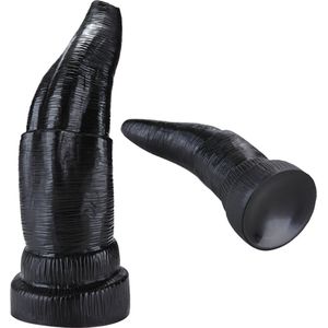 Lusty XXL Buttplug Seaworm - 29 cm - Met Zuignap - Buigzaam PVC - 1300 gram - Grote Anaalplug
